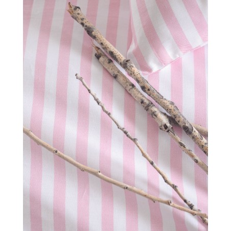 Σετ Σεντόνια King Size 4 Τεμαχίων Rythmos Eloise Ροζ 270x290