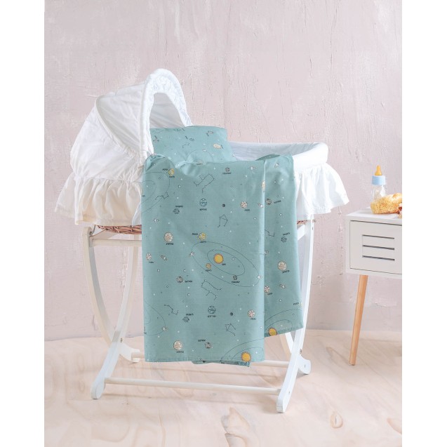 Σετ Παπλωματοθήκη Κούνιας 2 Τεμαχίων Rythmos...