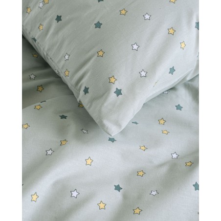 Σετ Σεντόνια King Size 4 Τεμαχίων Rythmos Blaze Πρασινο - 270x290