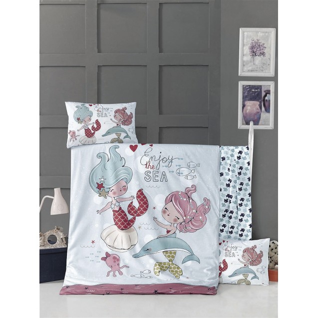 Σετ Παπλωματοθήκη Κούνιας 2 Τεμαχίων Rythmos...