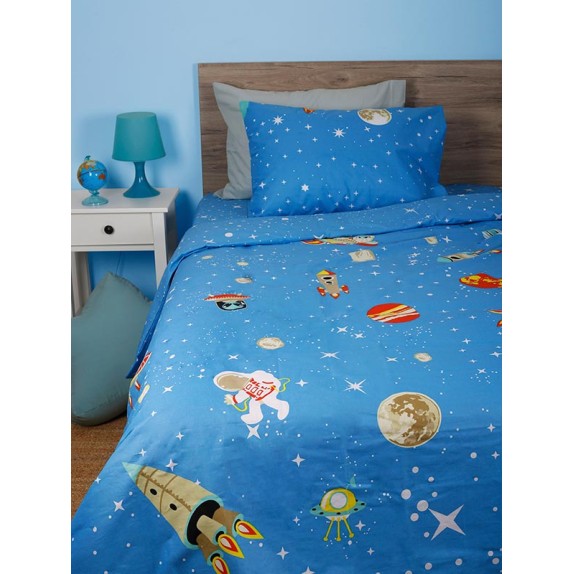 Σετ Παιδικά Σεντόνια Μονά 3 Τεμαχίων Sunshine Home Cotton...