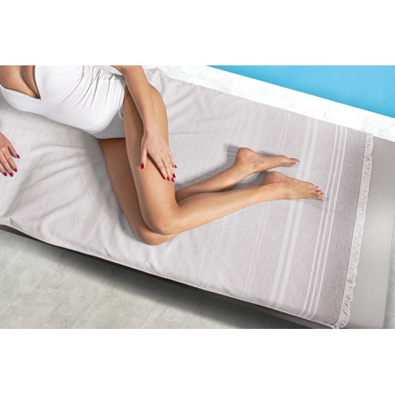 Πετσέτα Θαλάσσης Guy Laroche Serenity Titanium 90x180