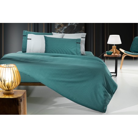 Σεντόνι Ημίδιπλο Guy Laroche Minimal Petrol 180x270