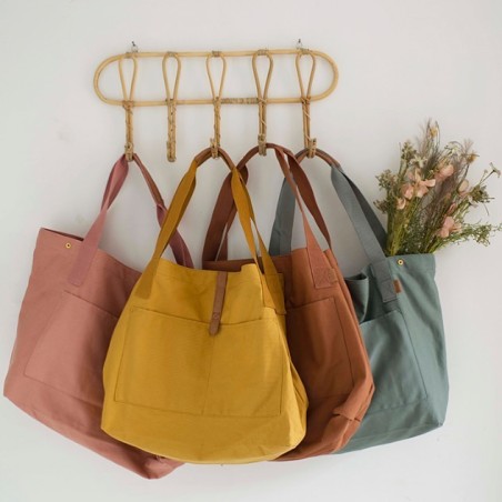 Τσάντα Γυναικεία Fresk 100% Ανακυκλωμένο Βαμβάκι Small Green 41x28x12 FR-FB875-40