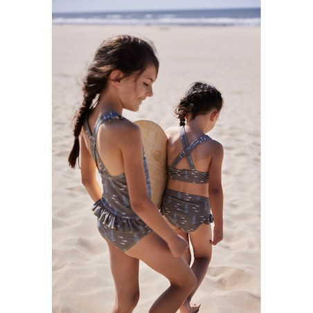 Σετ Μπικίνι μαγιό Fresk με προστασία UV50 Ocean Sea Green 5-6 ετών FR-SW2315-16-110