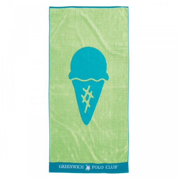 Πετσέτα Θαλάσσης Greenwich Polo Club 70x140 3899 Λαχανί-...