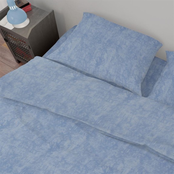 Σεντόνι King Size Dimcol Shadow 614 240x270 Sky Blue