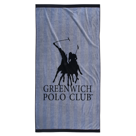 Πετσέτα Θαλάσσης Greenwich Polo Club 90x180 3856 Γκρι