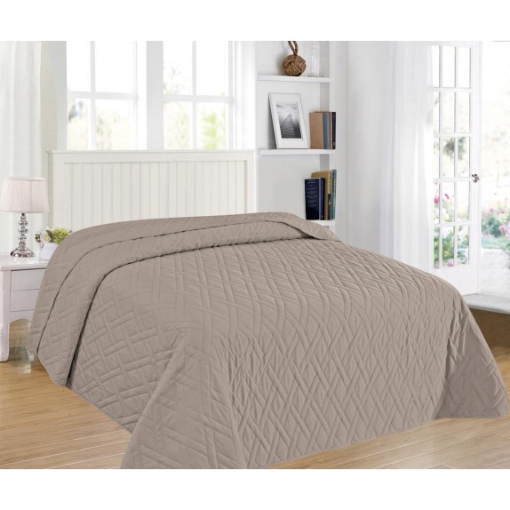 Κουβερλι Elegance Μονο 160X240 Adam Home Polo Beige