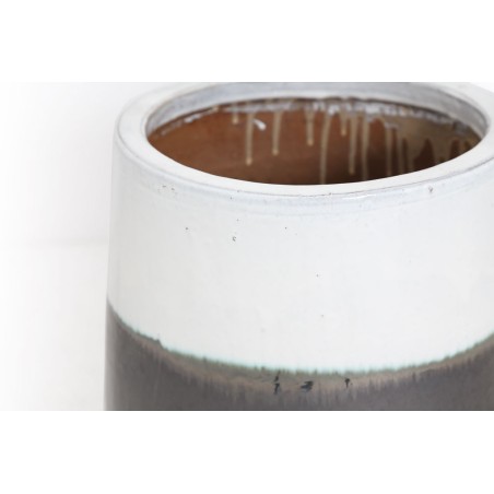 Βάζο Ανθρακί Λευκό (38x38x50) Soulworks 0440062