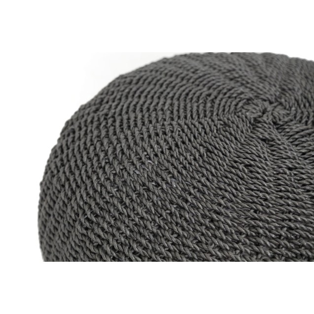 Πουφ Matera μαύρο (60x60x30) Soulworks 0490104