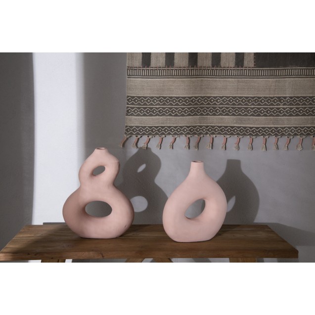 Διακοσμητικό Βάζο Bion Dusty Pink (32x11x41.5)...