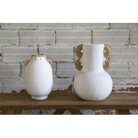 Διακοσμητικό Βάζο Usiris White (21x35) Soulworks 0750015