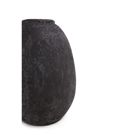 Κεραμικό Διακοσμητικό Βάζο Siso Nic Black Spot Gray Medium (24x24x36) Soulworks 0630059