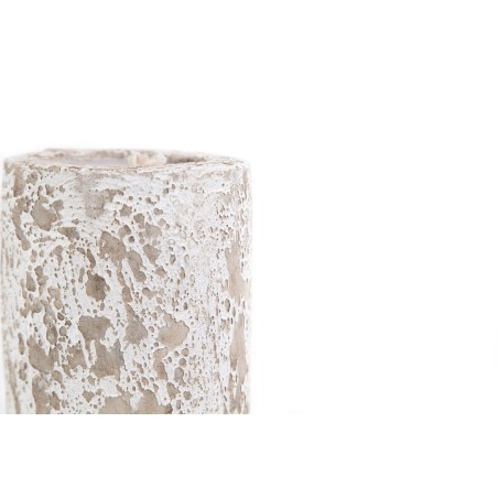 Κεραμικό Κηροπήγιο Slind White Classic Medium (11x11x25) Soulworks 0630067