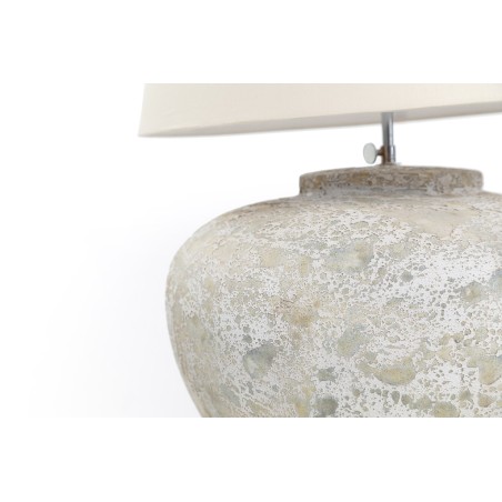 Κεραμικό Επιτραπέζιο Φωτιστικό Zimp White Classic (35x35x30) Soulworks 0630004