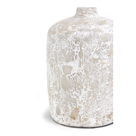 Κεραμικό Διακοσμητικό βάζο Siso Ban White Classic Medium (20x20x32) Soulworks 0630070