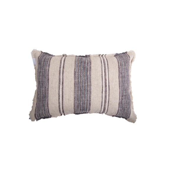 Διακοσμητική Μαξιλαροθήκη Navy Blue/Natural (40x60)...