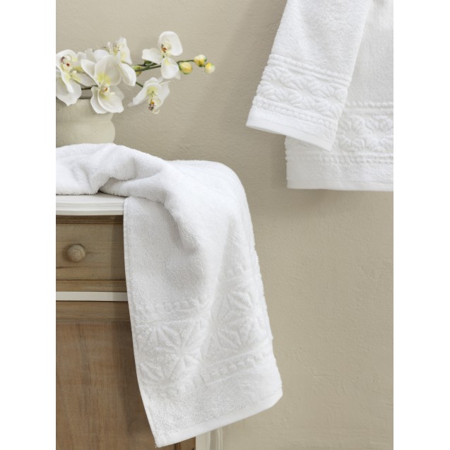 Σετ Πετσέτες 3 Τεμαχίων Nima Venue - White