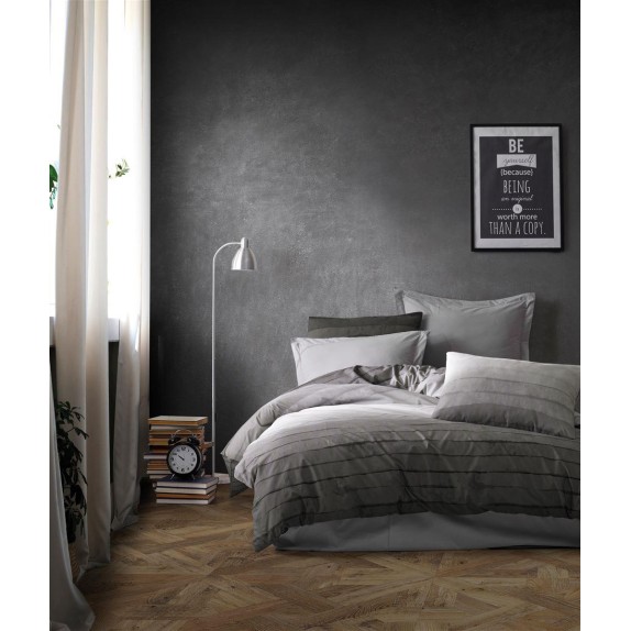 Πάπλωμα Υπέρδιπλο Dimcol Shades of Grey 485 220X240 Grey