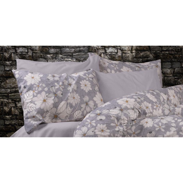 Μαξιλαροθήκη Dimcol Ήρα 426 50X70 Grey-