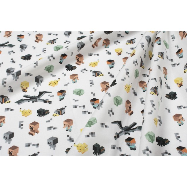 Σεντόνι Λίκνου Dimcol Minecraft 566 80X110...