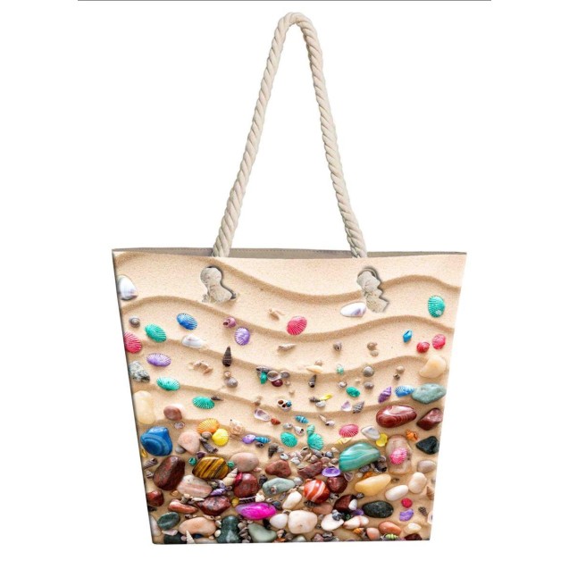 Τσάντα Θαλάσσης Dimcol Pebbles 15 40X45 Digital...