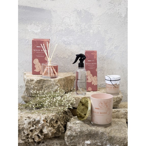 Αρωματικό Κερί Nima Wild Rose 160gr