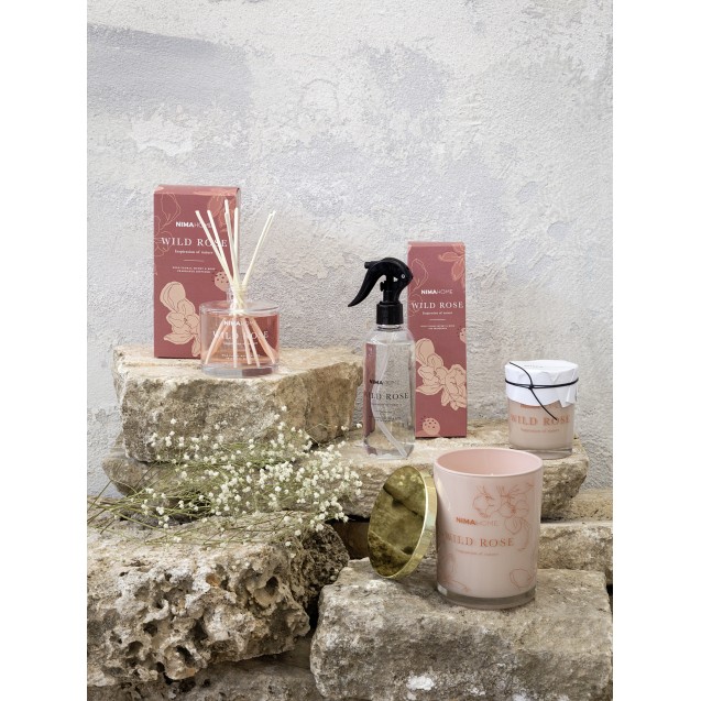 Αρωματικό Κερί Nima Wild Rose 160gr