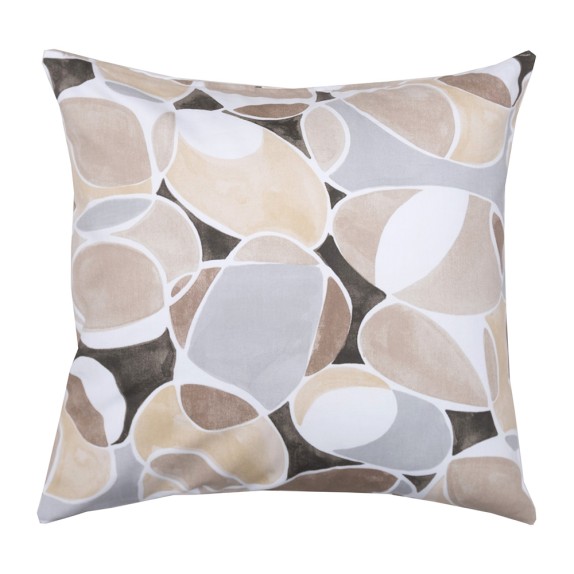 Μαξιλαροθήκη Διακόσμησης Dimeco Διπλής Όψης 45x45 Cocoa...