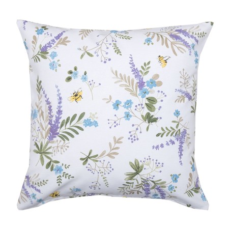 Μαξιλαροθήκη Διακόσμησης Dimeco Διπλής Όψης 45x45 Lily Blue