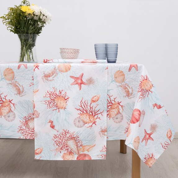 Τραπεζομάντηλο Dimeco 135x135 Ocean