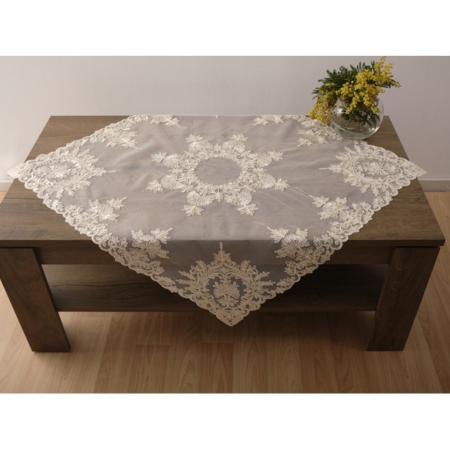 Καρέ Dimeco 90x90 068 Ecru