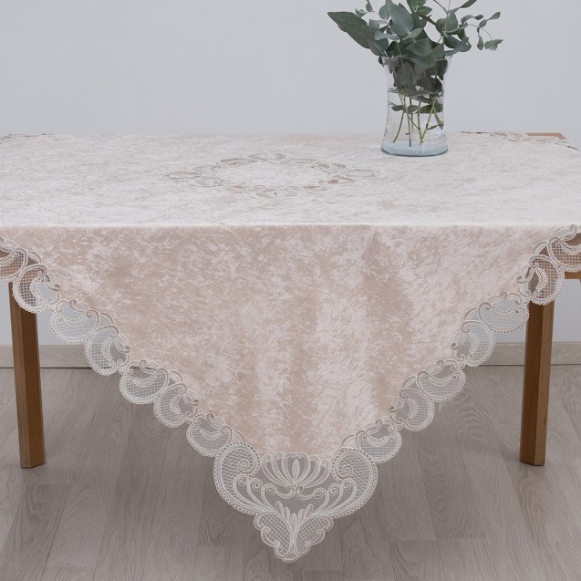 Καρέ Dimeco 100x100 2138 Beige