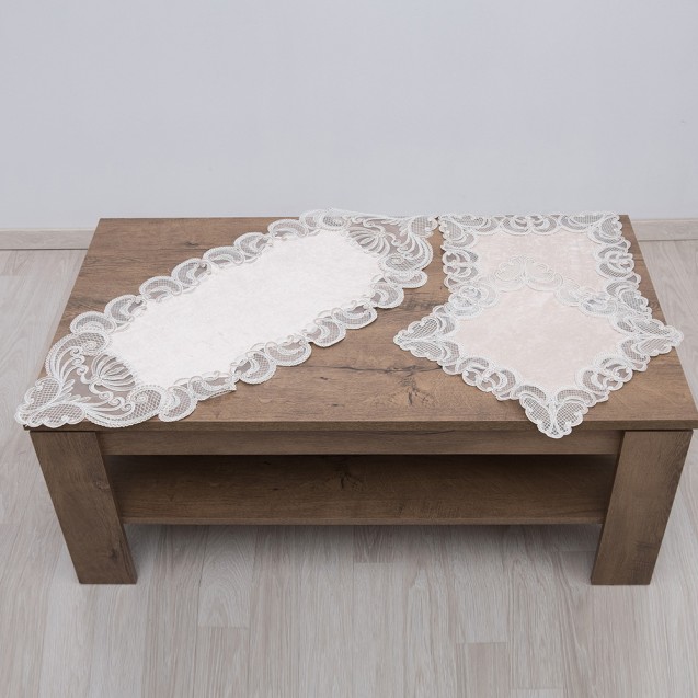 Καρέ Dimeco 100x100 2138 Beige