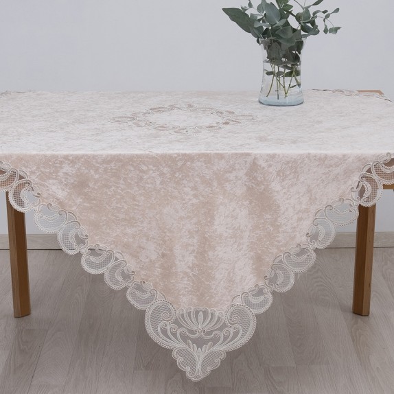 Τραπεζομάντηλο Dimeco 140x140 2138 Beige
