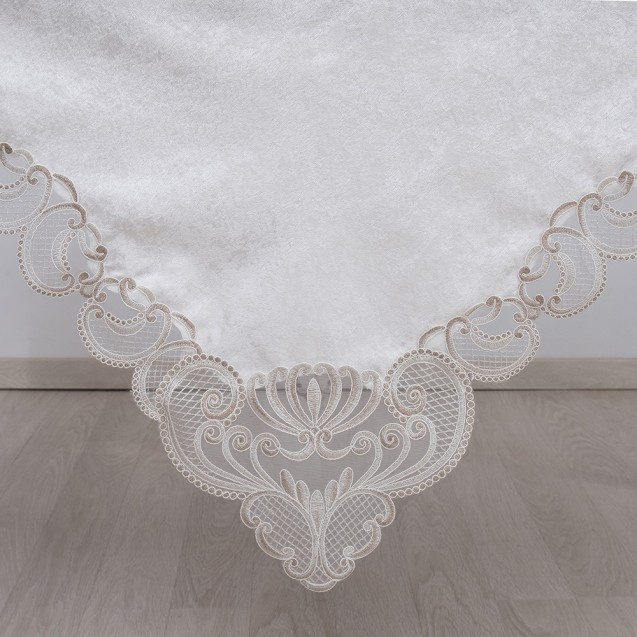 Τραπεζομάντηλο Dimeco 140x140 2138 Ecru