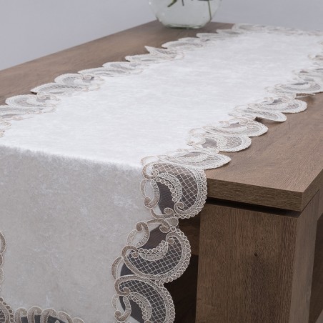Τραπεζομάντηλο Dimeco 140x140 2138 Ecru