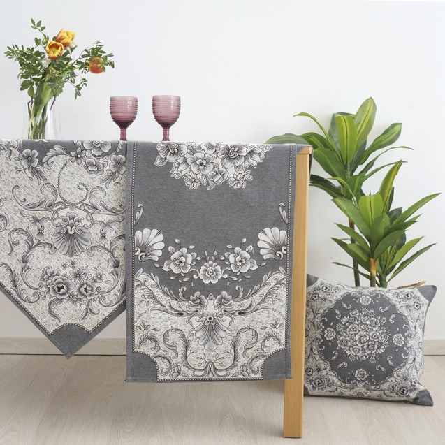 Τραπεζομάντηλο Dimeco 140x140 Adel Grey