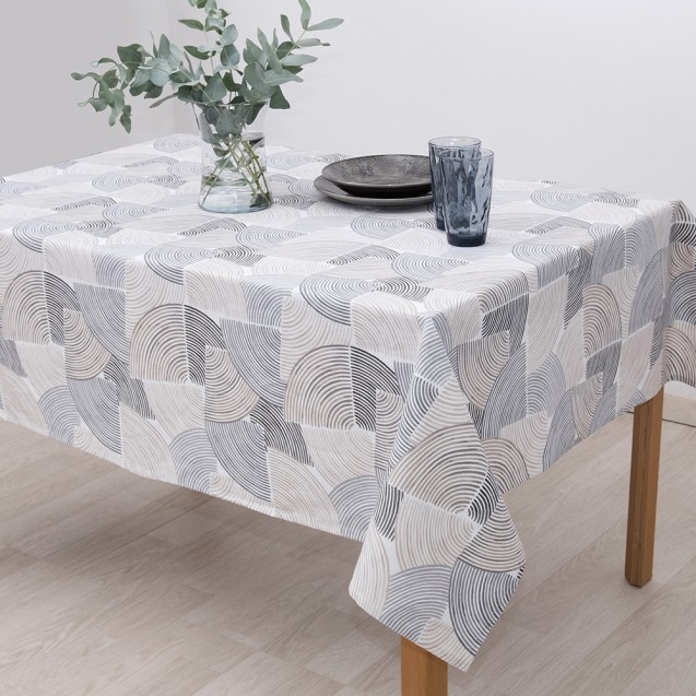 Τραπεζομάντηλο Dimeco 135x135 5170-1 Grey