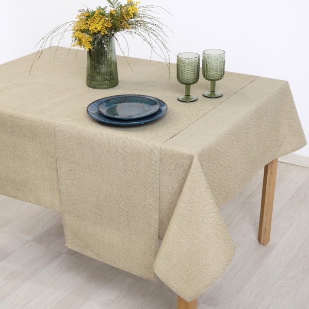 Τραπεζομάντηλο Dimeco 135x135 5403 D.beige