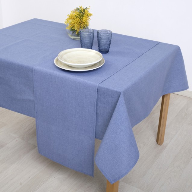 Τραπεζομάντηλο Dimeco 140x300 5403 Blue