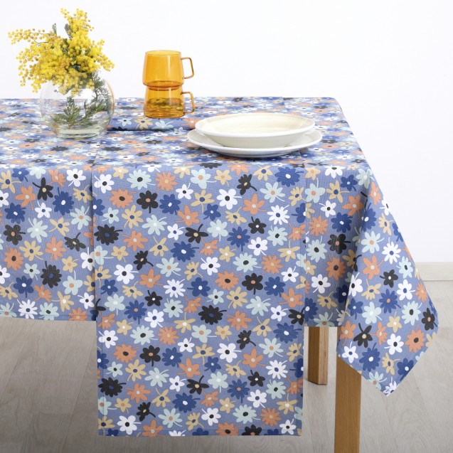 Τραπεζομάντηλο Dimeco 135x180 Maya Blue