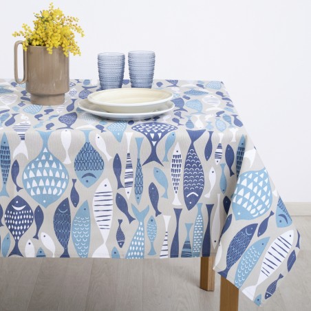 Τραπεζομάντηλο Dimeco 140x300 Aquarius