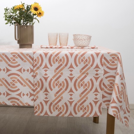 Τραπεζομάντηλο Dimeco 140x220 Nora Terracotta