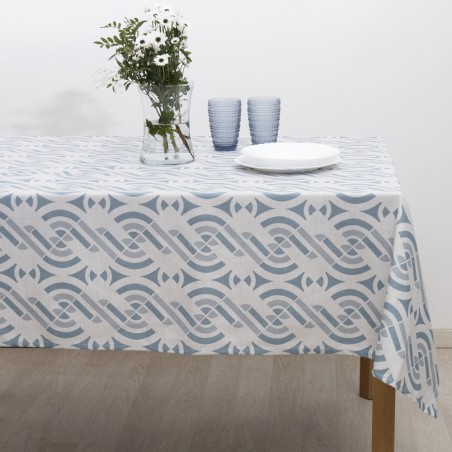Τραπεζομάντηλο Dimeco 140x300 Nora Blue