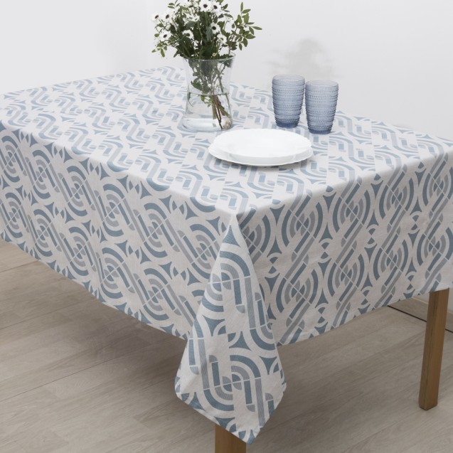 Τραπεζομάντηλο Dimeco 140x260 Nora Blue