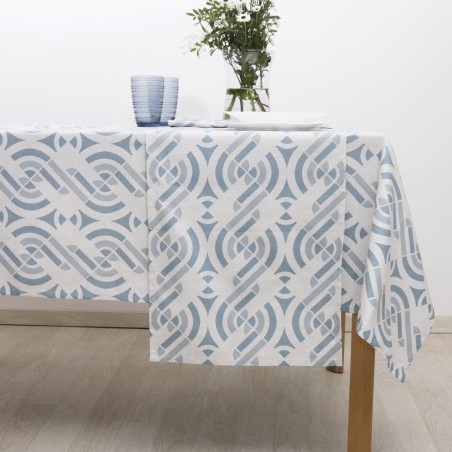 Τραπεζομάντηλο Dimeco 135x180 Nora Blue