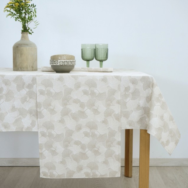 Τραπεζομάντηλο Dimeco 135x135 Jade Beige