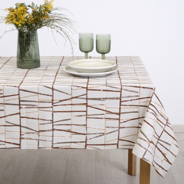 Τραπεζομάντηλο Dimeco 140x220 Indy Brown